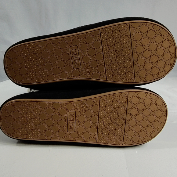 Mad Love Big Loop Knit Faux Fur Lined Rubber Outsole Boot Slippers Women's 11/12 - Picture 2 of 10